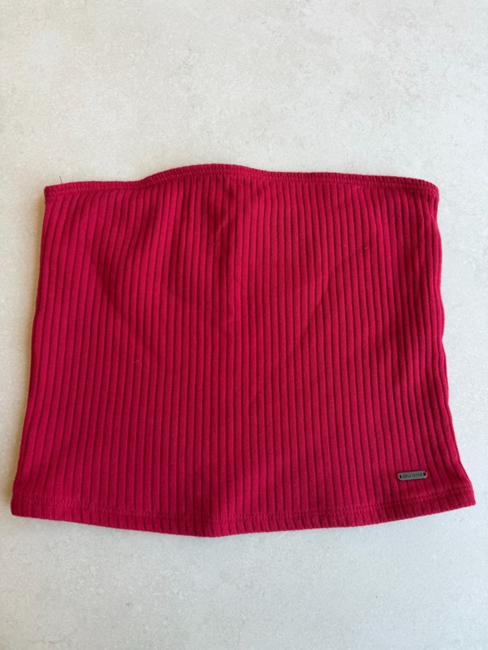 Women’s Ribbed Tube top in Red